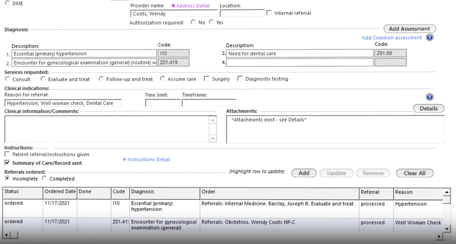 screenshot of NextGen Behavioral Health Suite